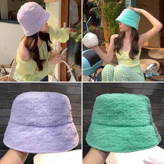 Nón linen thổ cẩm , cột dây