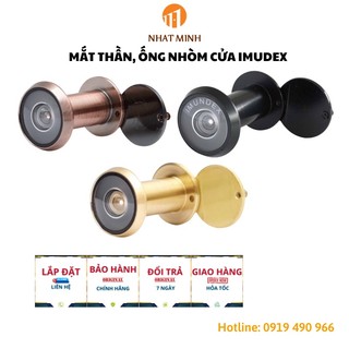 Mắt thần Imudex Màu Vàng Đen Trắng Đồng Ống Nhòm Cửa Cao Cấp Góc Nhìn Rộng