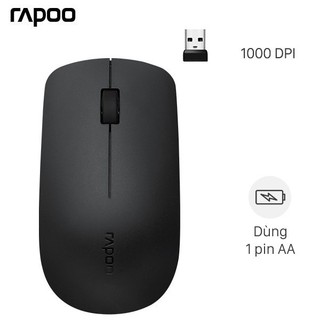 Chuột không dây rapoo m20 plus đen