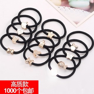 Combo 3 Chun buộc tóc trơn basic 3 vòng chắc chắn, dây buộc tóc trơn