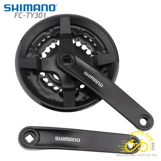 Đùi đĩa xe đạp shimano fc ty301 24-34-42t / 28-38-48t - hàng chính hãng