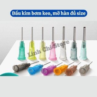 Đầu kim bơm keo, mỡ hàn đủ size (10 chiếc)