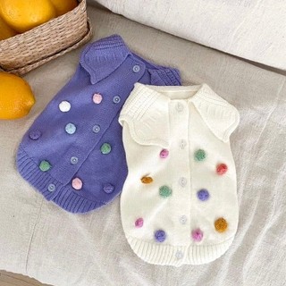 Áo len họa tiết nhiều màu dành cho thú cưng