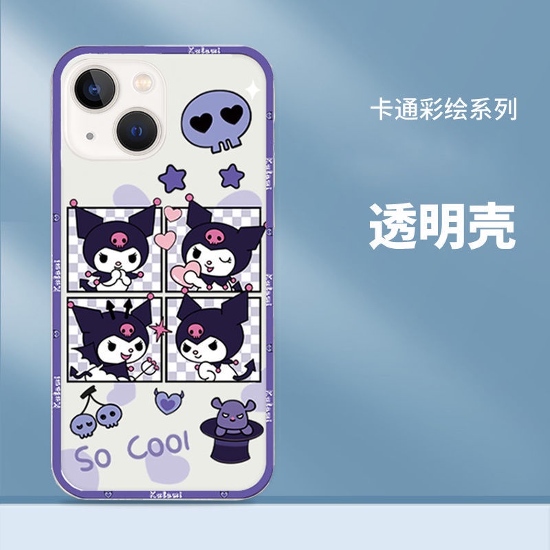 Ốp Điện Thoại Hình kuromi Melody Dễ Thương Cho IPhone 14 13 12 PRO 12 mini 11 PRO Max Xs Max XR 6 7 8 Plus SE2020