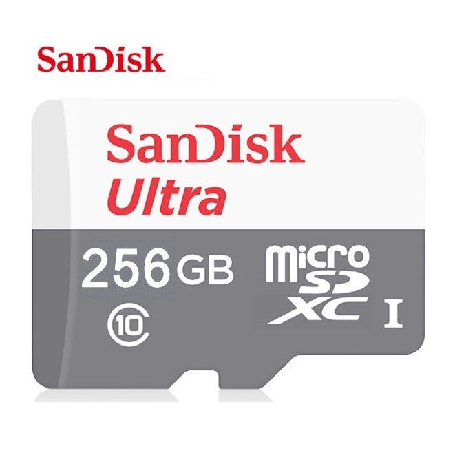 Thẻ nhớ SanDisk Ultra class 10 UHS-1 TF Card dung lượng 64/128/256/512GB tốc độ cao 100mb/s, chuẩn Micro SD cho camera, điện thoại | BigBuy360 - bigbuy360.vn