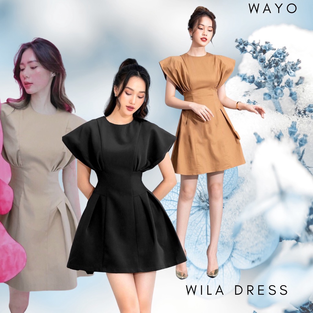 Đầm WAYO cánh tiên cổ tròn dạo phố xinh đẹp