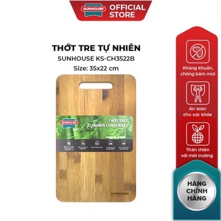 Thớt tre tự nhiên SUNHOUSE KS-CH3522B
