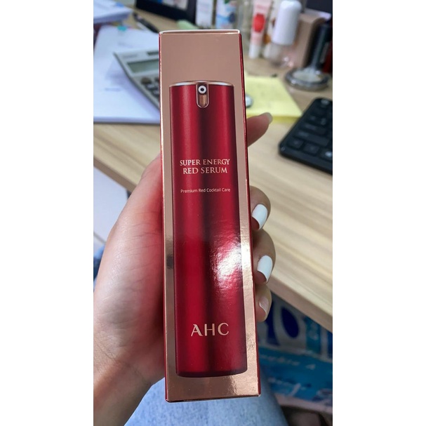 Serum đỏ Ahc Super Energy Red Serum Làm trắng,Mờ thâm nám, chống lão hoá da 50ml