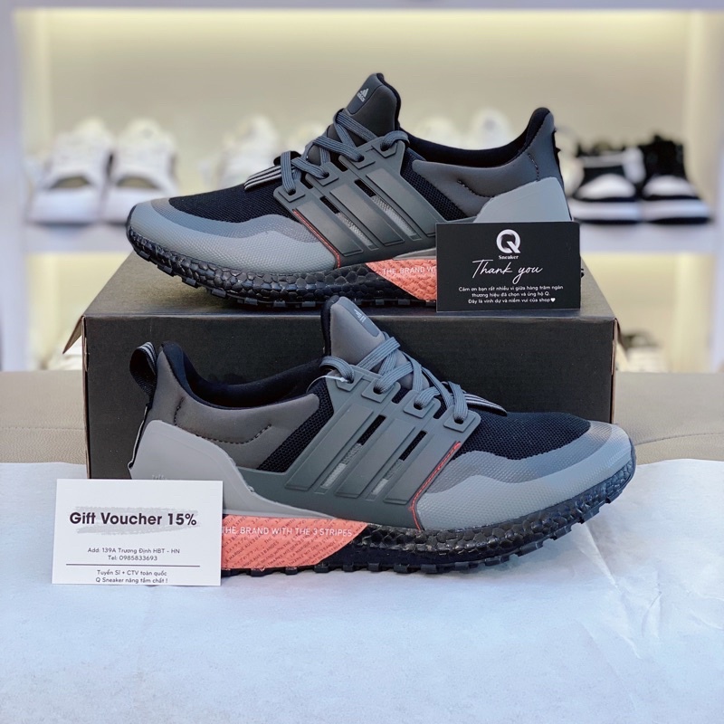 Giày Thể Thao UltraBoost Xám New Sneaker , Giày Hot trend , Freeship toàn quốc , Full Box Ảnh Thật