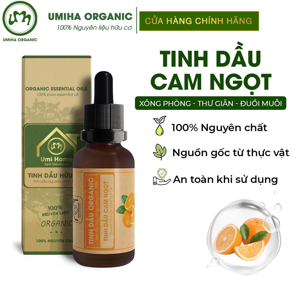 Tinh Dầu Thiên Nhiên Nguyên Chất Umiha 10/30ml | Tự Chọn Mùi | Giúp Thơm Phòng, Xả Stress, Kích Thích Miễn Dịch Dịch