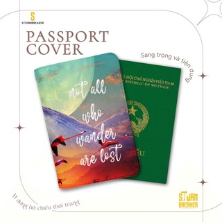Bao Da Hộ Chiếu - Ví Đựng Passport Du Lịch ( in tên cá nhân ) Flamingo Cover - PPT124 STORMBREAKER
