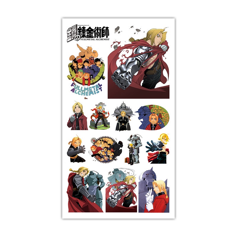 Miếng dán sticker anime Fullmetal Alchemist