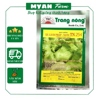 Hạt giống Xà lách Pháp Trang nông * gói 1g