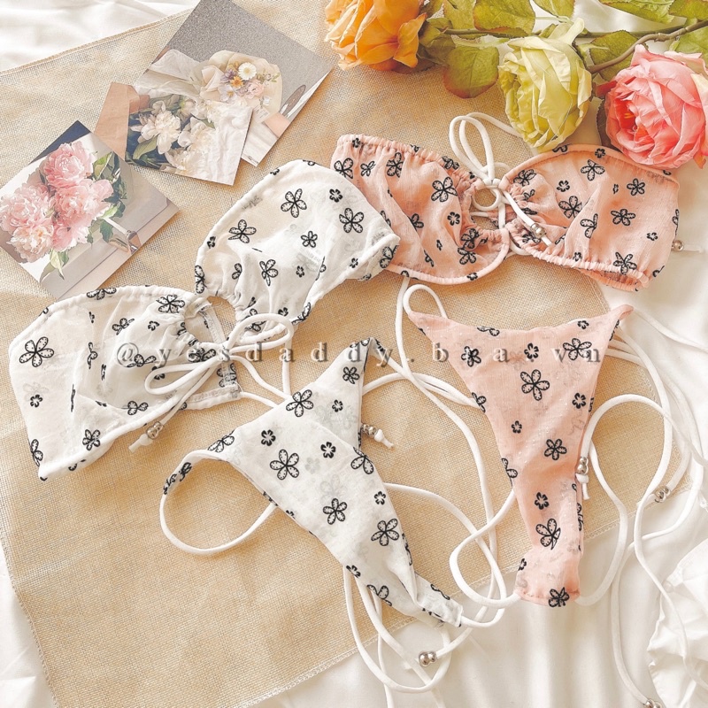 Set bikini nhiều màu caro đáng yêu NY008 | BigBuy360 - bigbuy360.vn