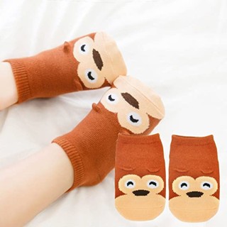 Tất vớ cao cổ cotton mềm mại chống trượt cho bé