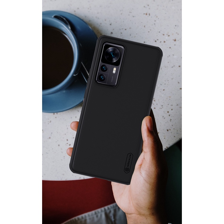Ốp lưng cho Xiaomi 12T, 12T Pro, Redmi K50 Ultra lưng nhựa PC cứng, viền dẻo Nillkin