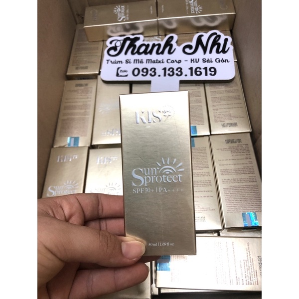 Kem Chống Nắng KISS 22 SUN PROTECT 50ml SPF50+ PA++++ Bảo Vệ Toàn Diện, Nâng Tông Cho Da