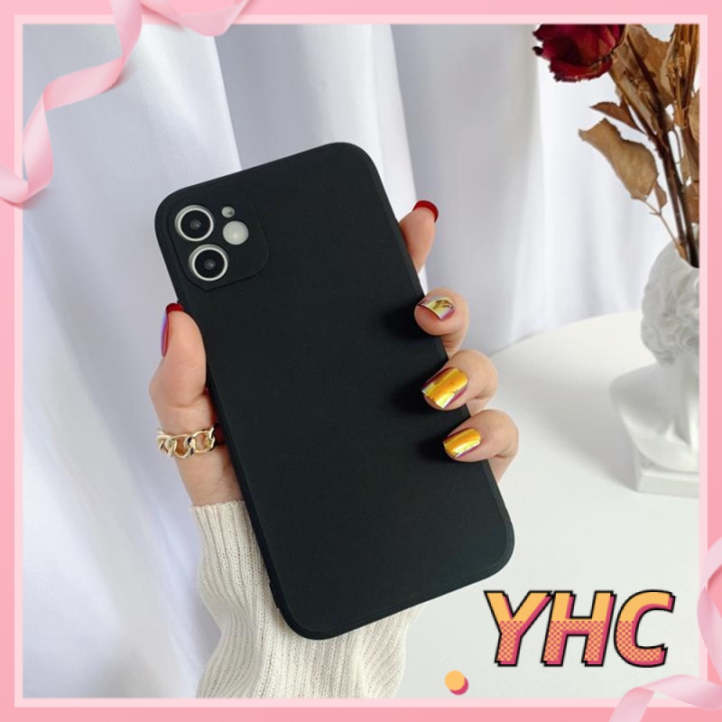 ốp iphone Siêu Mỏng Màu Kẹo tương thích iPhone 6s 6splus 7 7plus 8 8plus X XS XSMAX 11 12 Pro Max Plus Promax-019