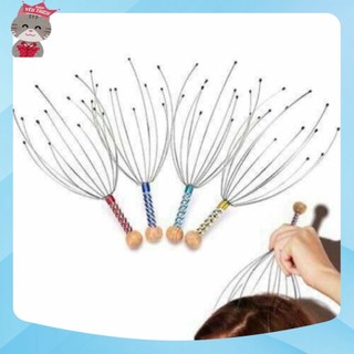 Cây Massage đầu vật lý thư giãn - Dụng cụ massage đầu gãi đầu thư giãn