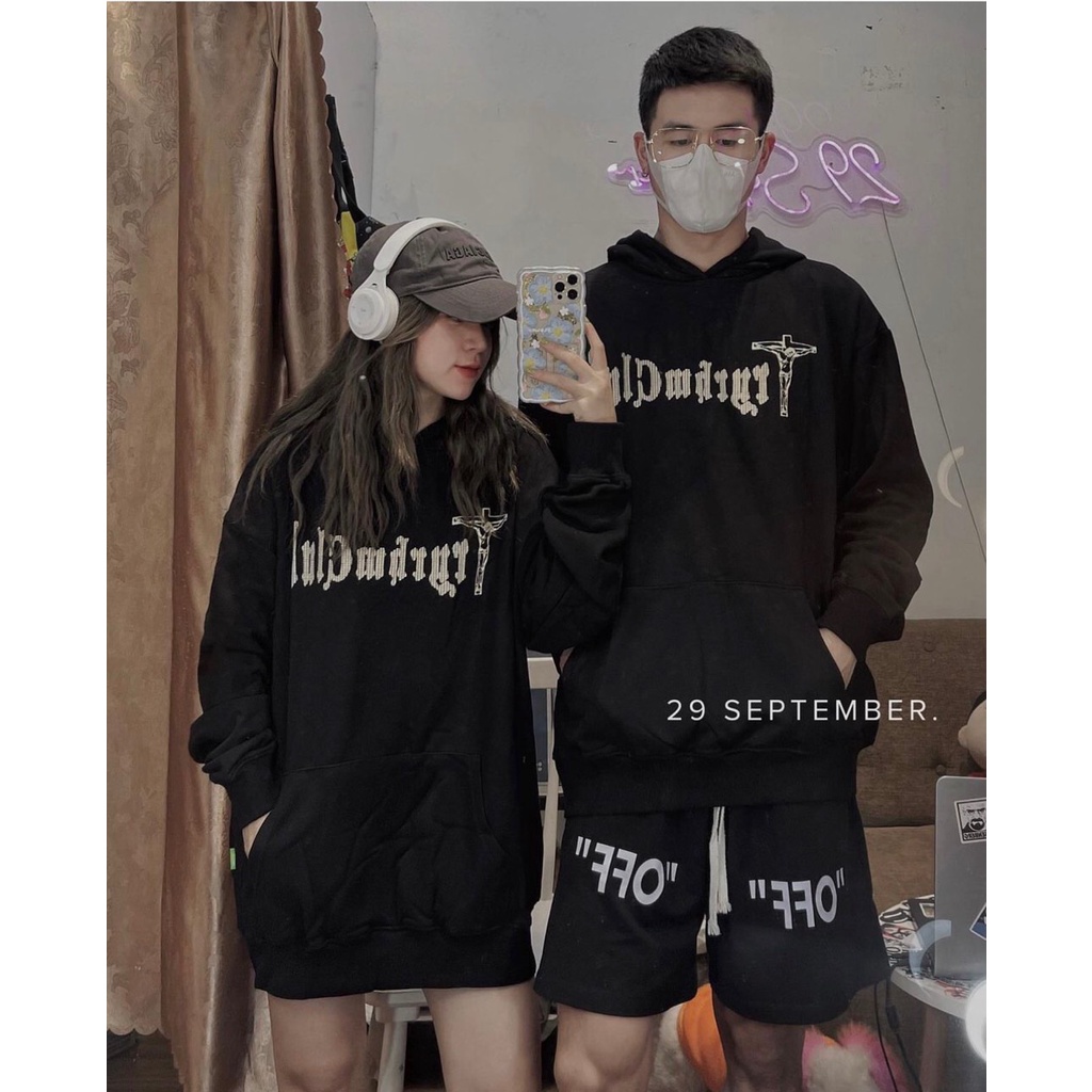 Áo hoodie thánh giá nam nữ dày dặn hàng nỉ 2 da - SC13