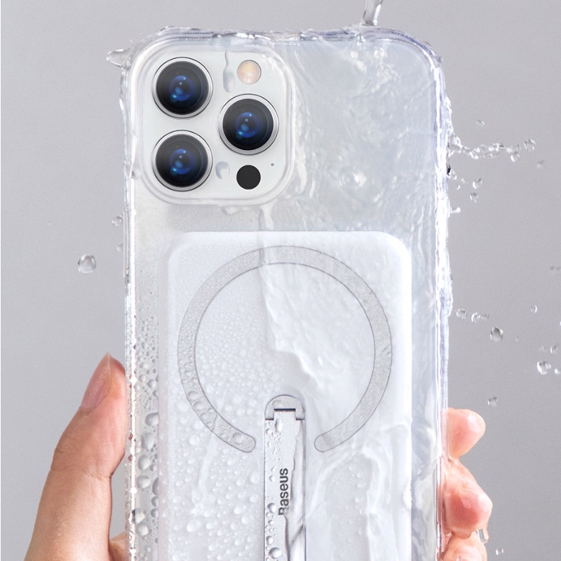 Ốp Điện Thoại Baseus Hít Nam Châm Có Giá Đỡ Cho iPhone 13 Pro Max