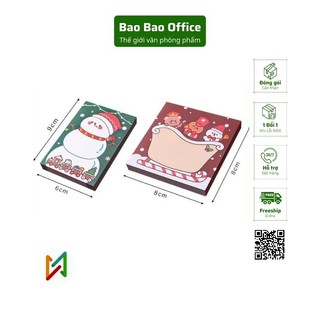 Giấy note giấy ghi chú chủ đề giáng sinh BB02