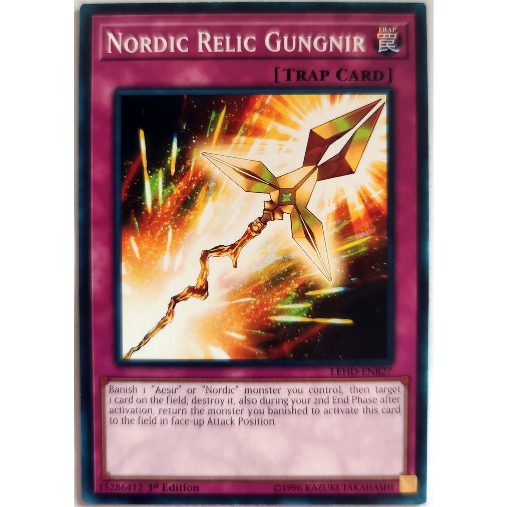 [Thẻ Yugioh] Nordic Relic Gungnir |EN| Common