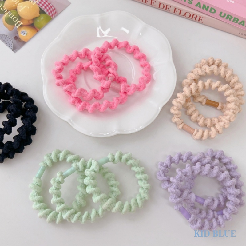 Dây Cột Tóc Cao Su Màu Sắc Ngọt Ngào Xinh Xắn Cho Nữ