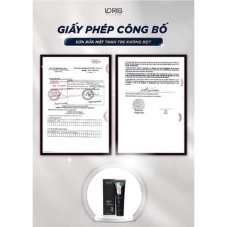 Sữa rửa mặt than tre LoriB 100ml.