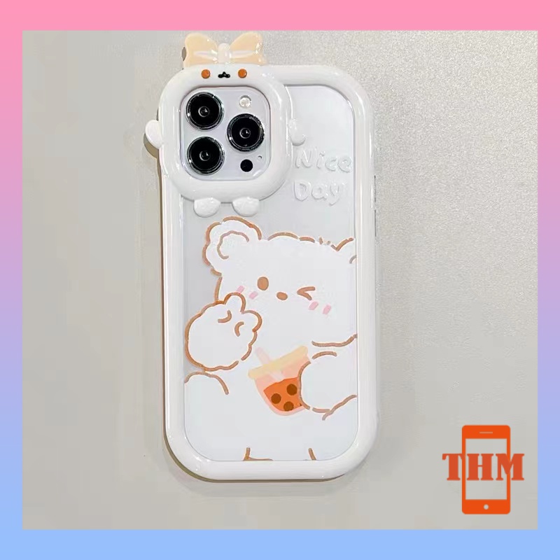 Ốp Điện Thoại Gấu trắng Băng heo Cho Iphone 6 / 6S / 6splus / se / 7 / 7plus / 8 / 8plus / X / xs / xsmax / 11 / 12 / 13 / 14 / Plus / pro / pro max-5029