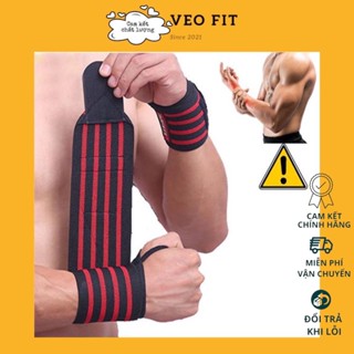 Băng Quấn Cổ Tay Trợ Lực 4 Sọc Chính Hãng Aolikes 1539 Đai Bảo Vệ Khớp Thể Thao Thi Đấu