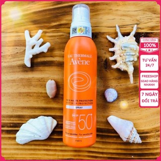 Xịt chống nắng AVÈNE Spray SPF 50 Body,cho da dầu nhạy cảm hỗn hợp chống nước không trôi - mypham.linhmit
