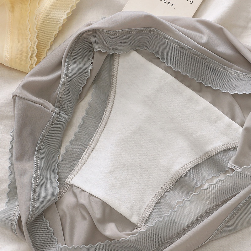 Quần Lót 100% Cotton Lưng Vừa Thoáng Khí Cho Nữ