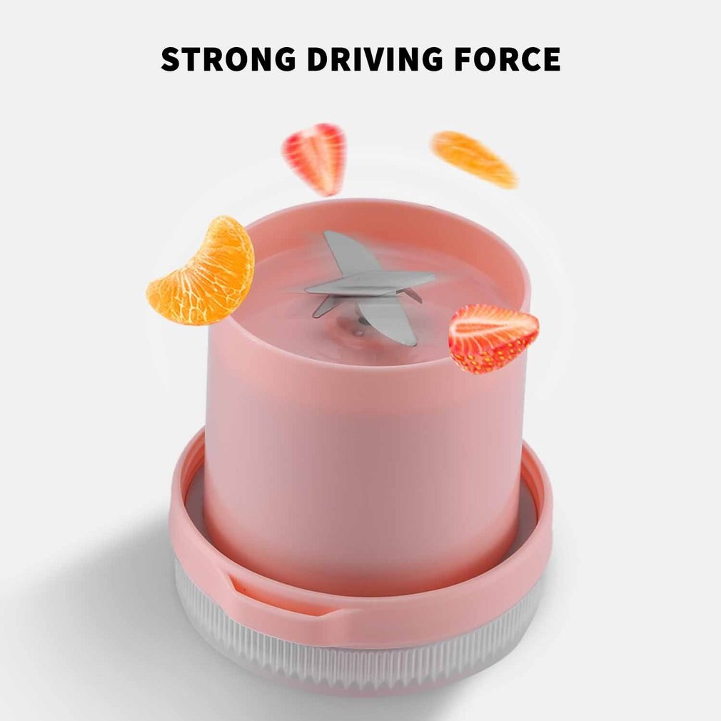 Máy Xay Sinh Tố Mini Cầm Tay Sạc Usb Tiện Dụng