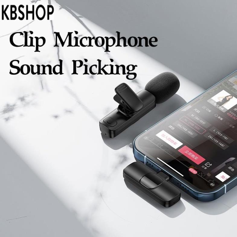 Micro Không Dây Cài Áo Hỗ Trợ Livestream Cho Thiết Bị Cổng Usb Type C Remax K02/K03