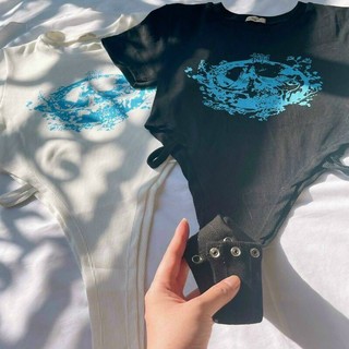 (Video thật) Áo BodySuit Khoét Eo Hai Dây Xích