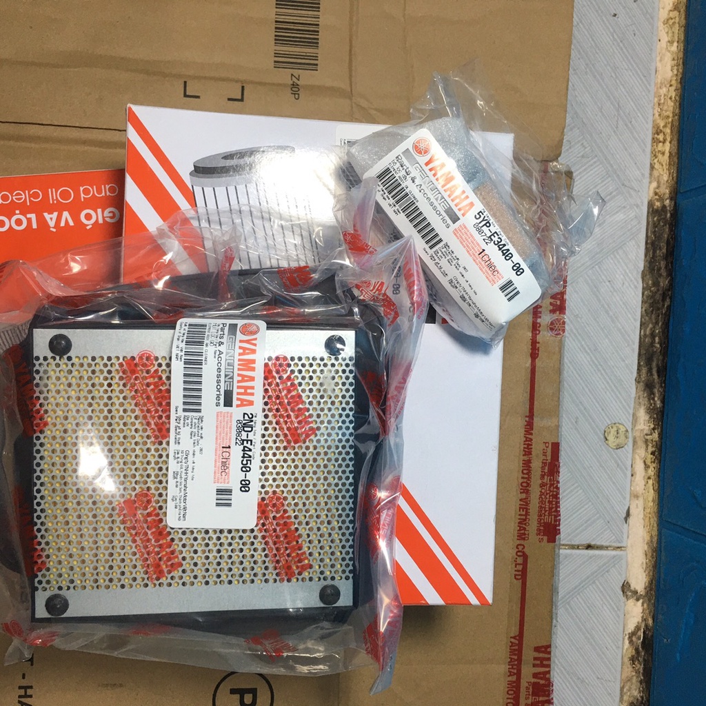 Combo Lọc gió + lọc dầu Exciter 150 chính hãng Yamaha