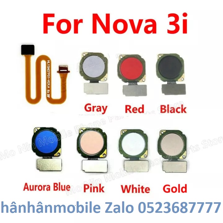 Cáp vân tay + cảm biến vân tay huawei nova 2i 3i