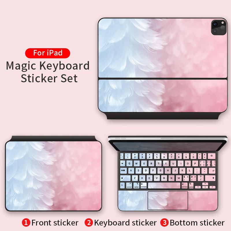 Suitable For Magic Keyboard Skin Sticker 2022 IPad Pro4 11 inch ipad pro 6 12.9 ipad air 4/5 10.9 Tablet sticker full Decal Protective Keyboard Cover 2022/2021 protective anti-scratch film