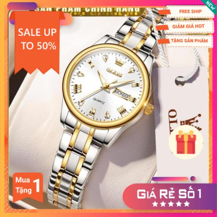 Đồng hồ nữ Đeo Tay OLEVS 5563 Chống Thấm Nước Bằng dây đeo Thép Không Gỉ Thời Trang
