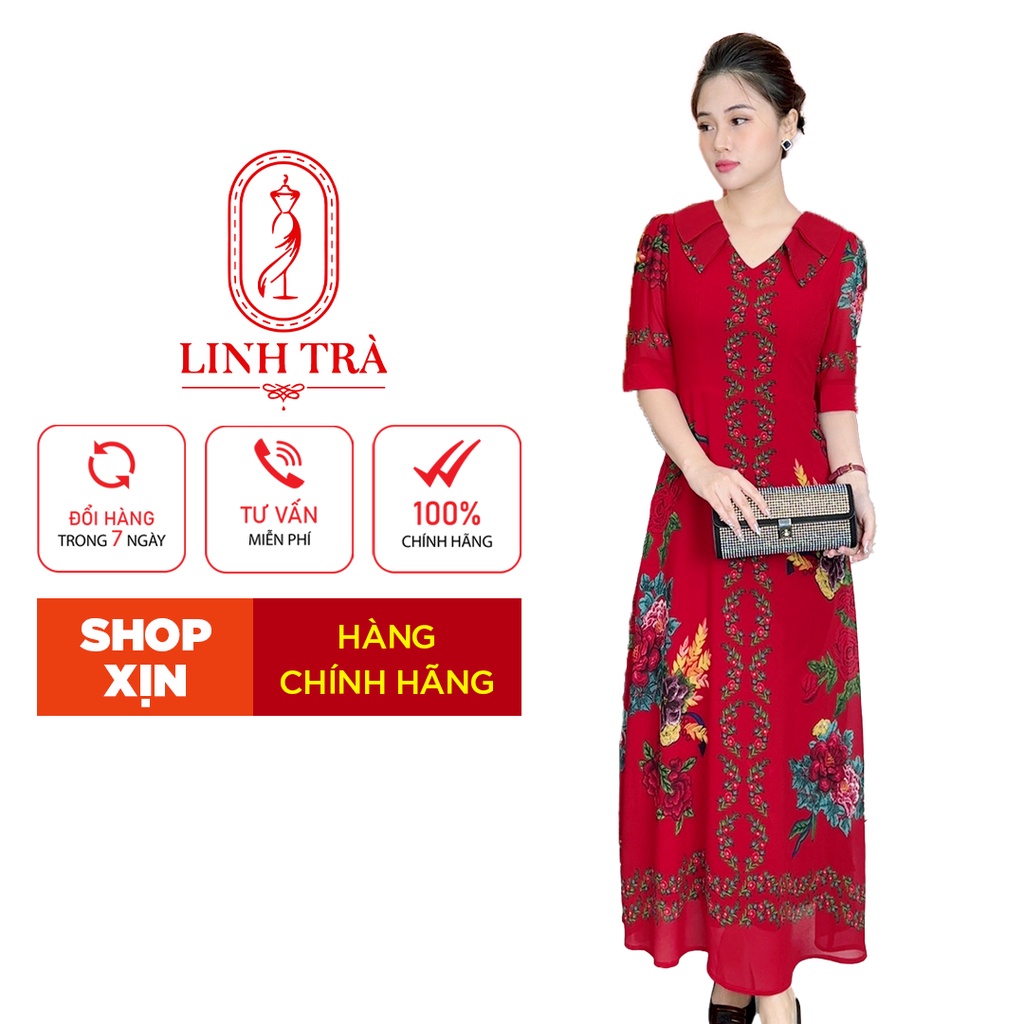 (TM 1073) Trẻ Trung Thiết Kế Trang Nhã Thanh Lịch Bigsize Đi Làm Đi Tiệc Cho Bà Cho Mẹ U50