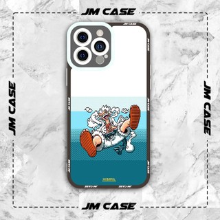 Ốp lưng iphone samsung xiaomi oppo cạnh vuông JMCase Luffy Gear 5 Pixel Anime Manga One Piece