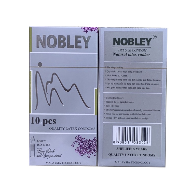 Bao cao su Nobley hộp 10 cái Malaysia