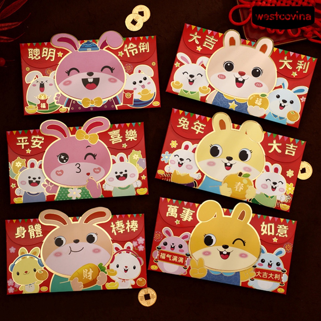 [Hot]☃Set 6 Con Dấu In Họa Tiết Hoạt Hình Phong Cách Trung Quốc