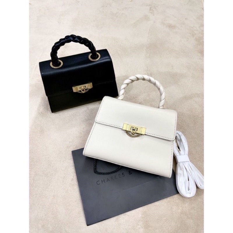 Túi xách nữ C.K quai tết kèm dây đeo chéo phong cách Hàn Quốc Siêu Đẹp