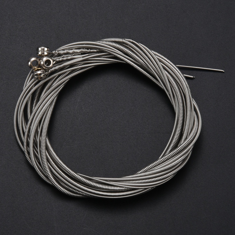 Bộ 4 Dây Đàn Guitar Bass Bằng Thép Không Gỉ Mạ Bạc