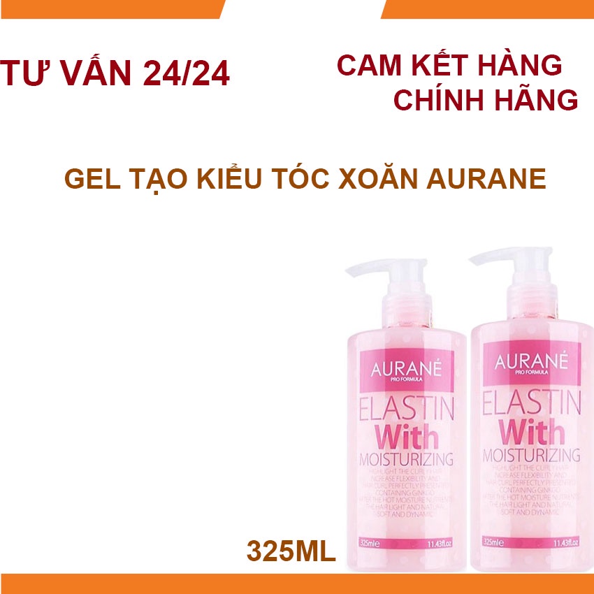 Gel dưỡng tạo kiểu tóc xoăn Aurane Elastin with Moisturizing