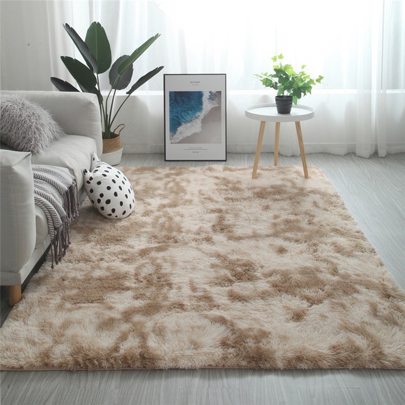 Thảm lông trang trí 1m6x1m - 80x200cm - 68cmx1m6 , lông dày mịn loại 1, sợi bền không rụng lông trang trí phòng ngủ ,
