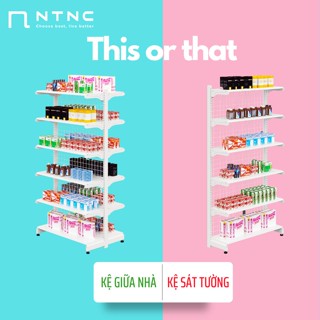 Kệ sắt đa năng trưng bày siêu thị, cửa hàng Màu Đen dài 75cm/120cm - Nhà Trong Nhà