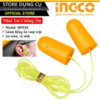 Nhét tai chống ồn INGCO HEP02 làm từ bọt polyurethane. Nút tai phù hợp với cấu trúc tai, an toàn, vệ sinh, hiệu ứng giảm